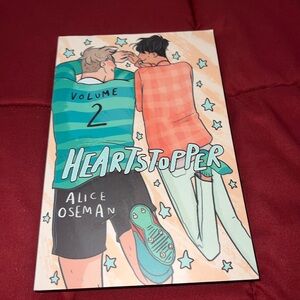 Heartstopper Volume 2 by Alice Oseman - Teal & Peach Cover